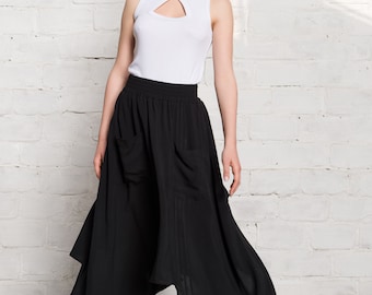 Layered Skirt Pants A90508