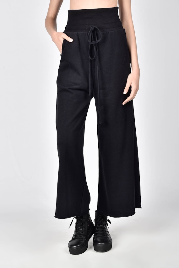 【AVALONE】TECHNICAL CROPPED WIDE TROUSERS AVALONE TECHNICAL CROPPED WIDE TROUSERS