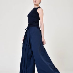 Stylish Polyviscose Wide Leg Pants A05760