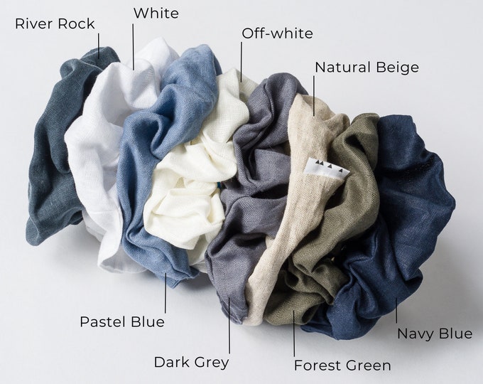 Linen Scrunchie (PACK OF 10) A92287