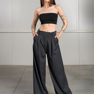 Cool Wool Tuck Pants A92294