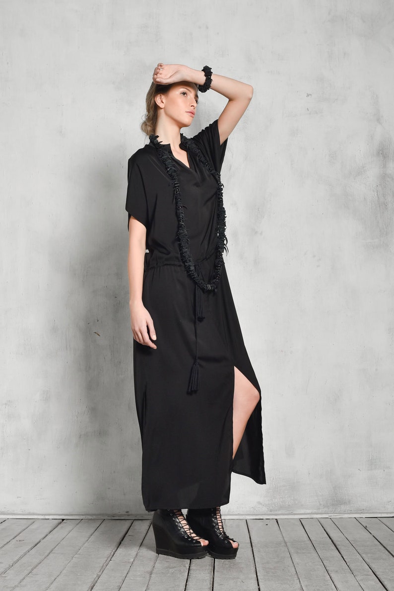 elastic waist maxi