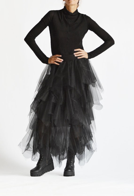 【Acka.】tulle long skirt tulle long skirt – Acka online store