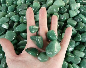 Tumbled Aventurine - 1/2 Pound - 'A' Grade - Beautiful Stones!