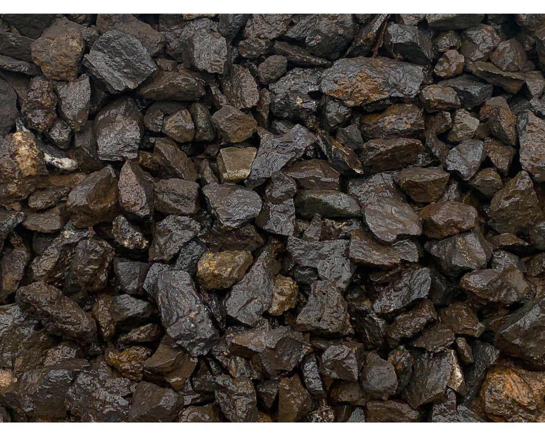 Magnetite Rough Fantasia Materials: 1 Lb Small Magnetite (lodestone) Rough Stones From ...