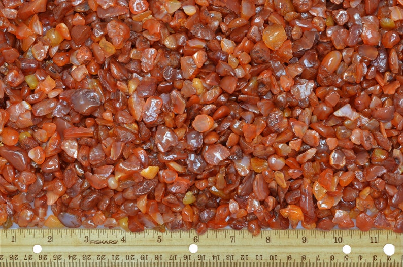 Carnelian Chips 8 to 15mm - 1 lb.- China - NEW922 main image 0