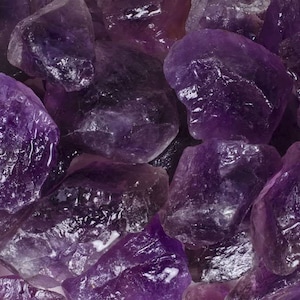 Materiales de Fantasia: 1 libra de amatista gran trozo de piedras en bruto de Brasil - Grado 1