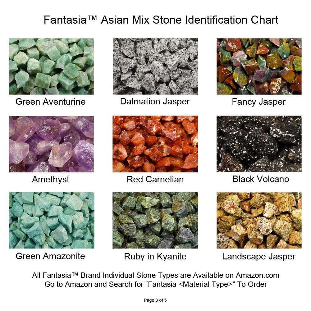 Fantasia 3lb Rough Madagascar Stone Mix - Natural Crystals For Lapidary & Crafts