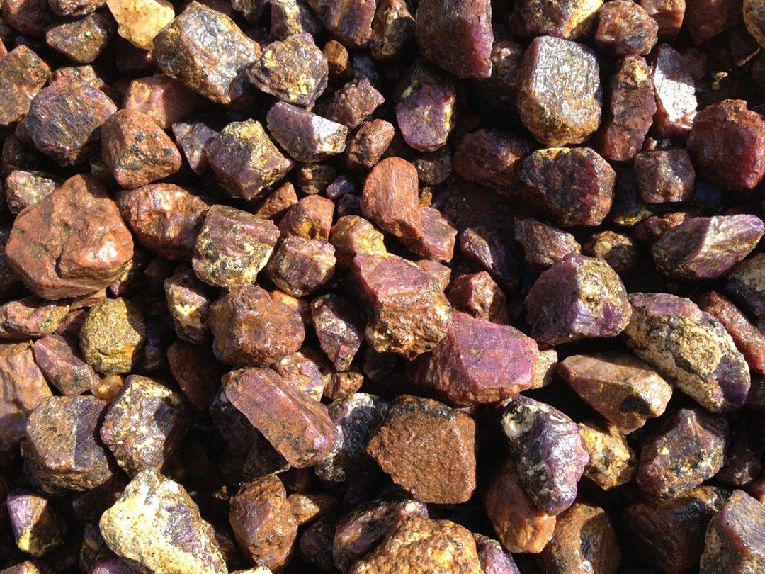 Madagascar Mix -Large 2 - 3 Rough Rocks for Tumbling - Bulk Wholesale 1LB