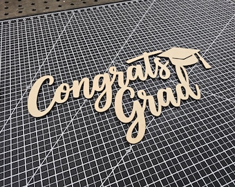 Class of 2027 Sign, Congrats Grad Sign, Graduation Welcome Sign, Wood Grad Party Decor, Graduation Backdrop Cutout