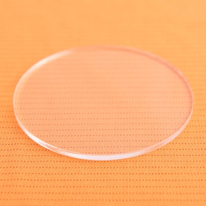 20 Large Clear Acrylic Plastic Discs (Sizes)