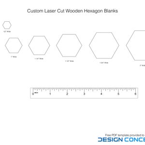 Wood Hexagon Tile Blanks - Shapes - Game Board - Tiles - Terrain - 50, 100, 300