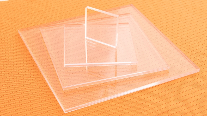 Clear Acrylic Plastic Squares (Sizes) image 6
