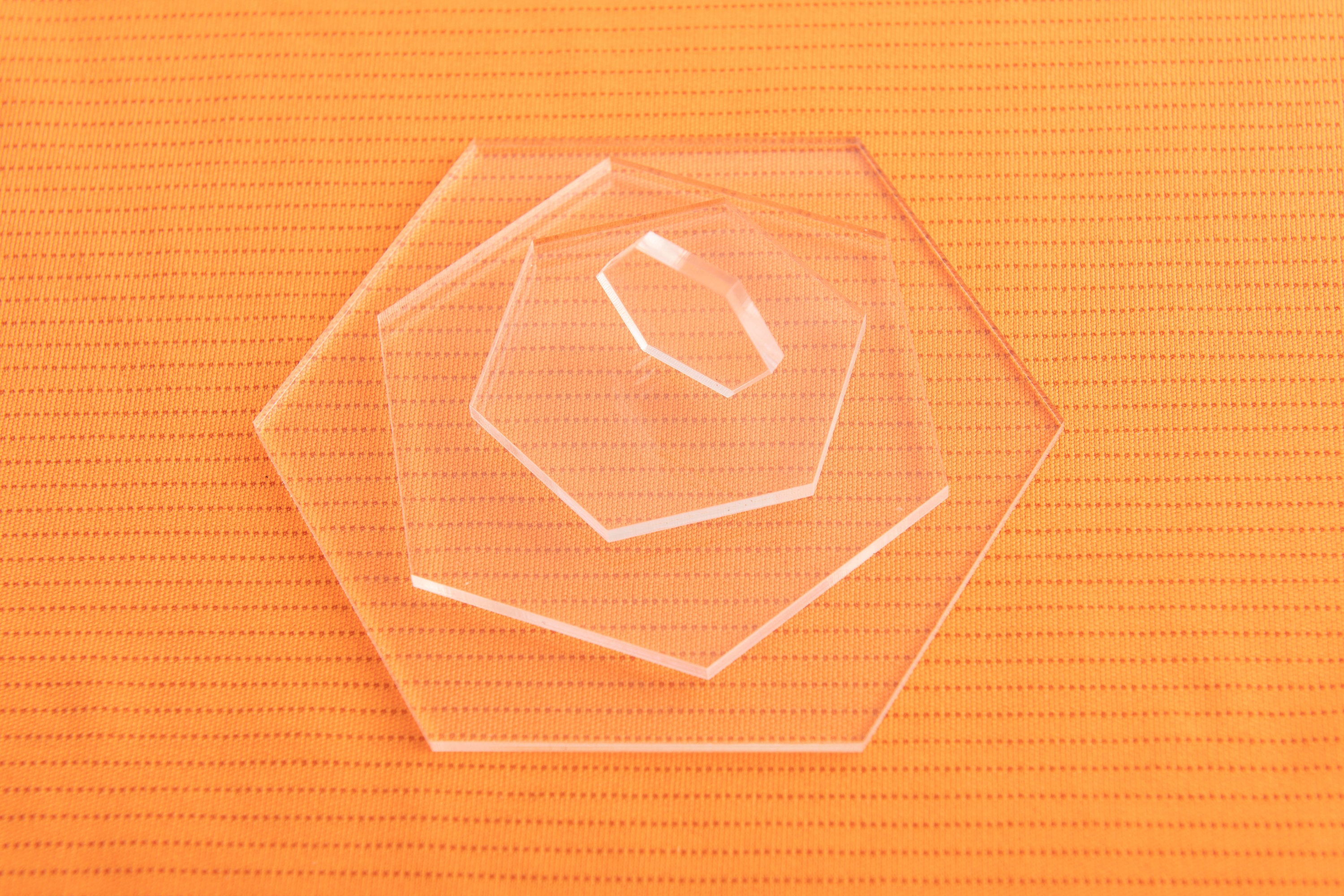 Acrylic Hexagon Singles & Sizes Etsy.de