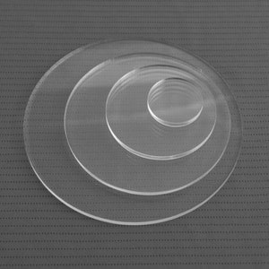 50, 100, 300 Clear Acrylic Circle Disc Plastic Blanks, 1/8" Thick Rounds bild 4