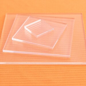 Clear Acrylic Plastic Squares (Sizes) image 2