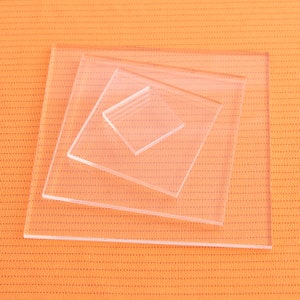 Clear Acrylic Plastic Squares (Sizes) image 3