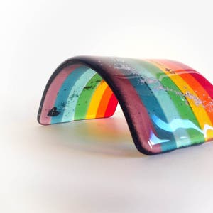 Fused Glass Rainbow Bridge