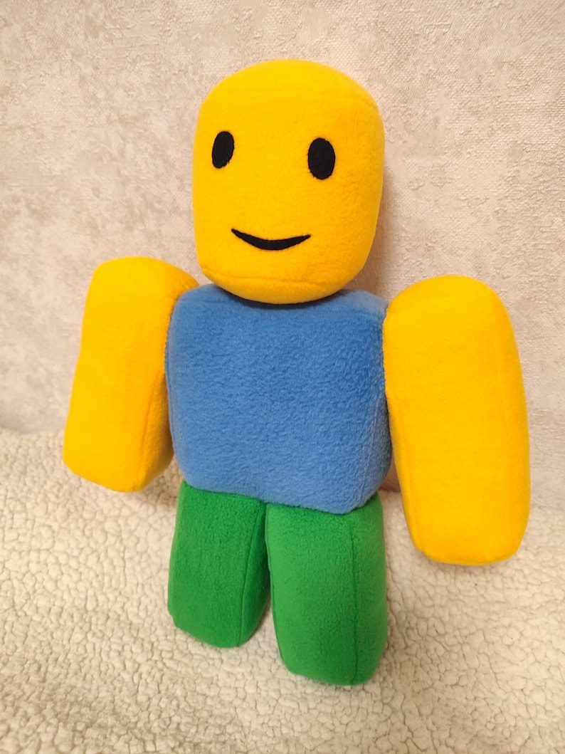 Noob Roblox Plush, Gamer Gift Plushie Toy Etsy