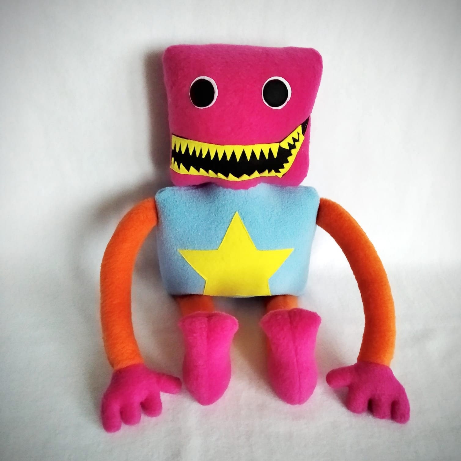 Boxy Boo Plush Toy, 40cm Project Playtime Boxy Boo Plushie Doll, Soft  Project Playtime Boxy Boo Stuffed Doll Horror Game Toys