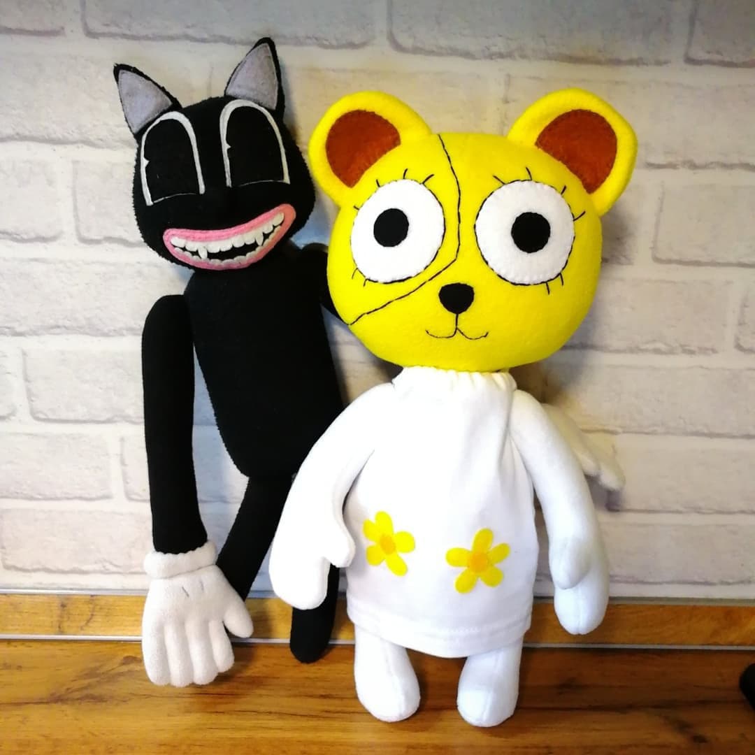 Yoyo Cartoon Girl Plush, Trevor Henderson Soft Toy, Monster Plush