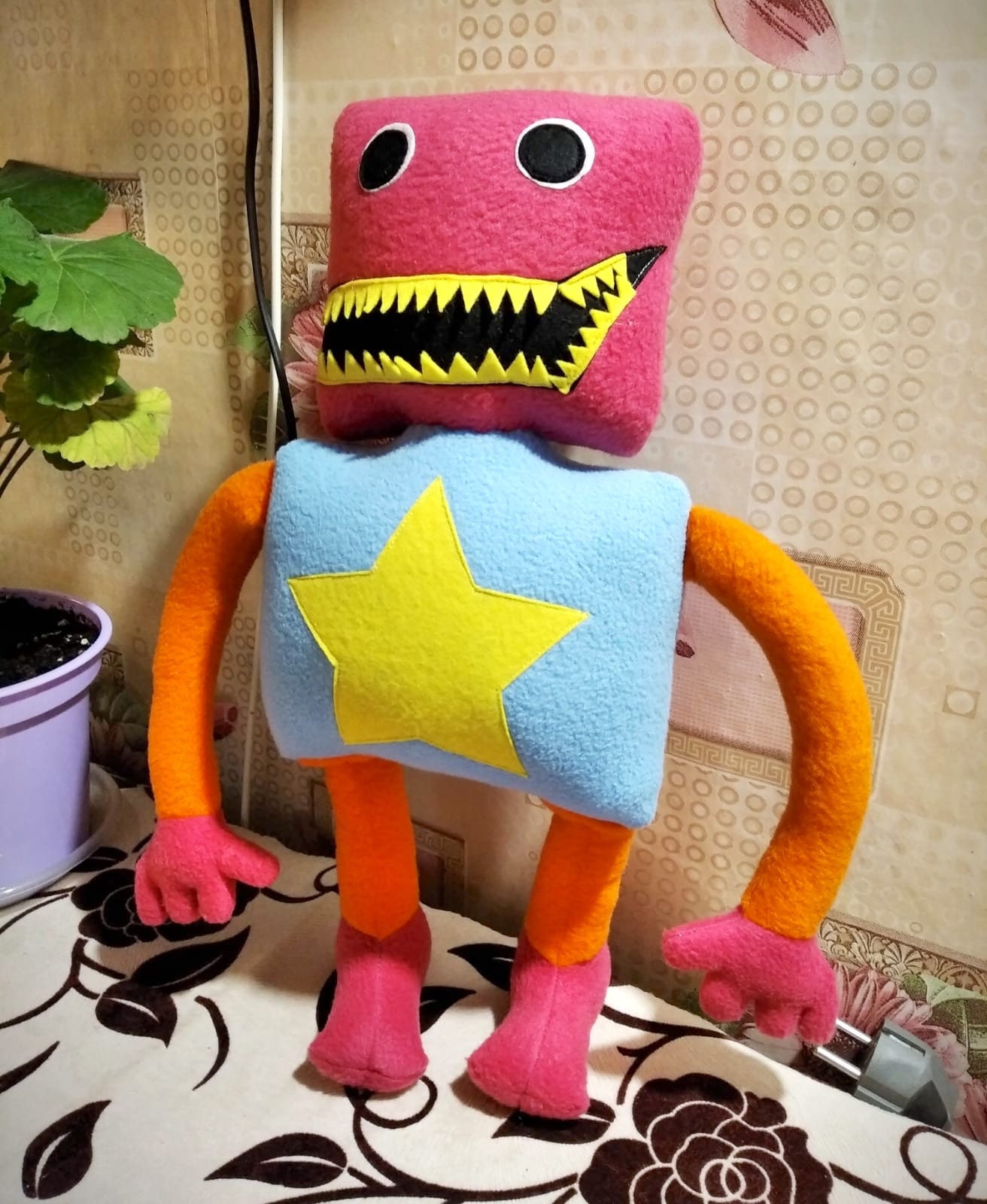 Boxy-Boo Plush Toy Horror Monster Stuffed Animal Plushie Doll Toys for Boys  Girls Birthday Easter Gifts 