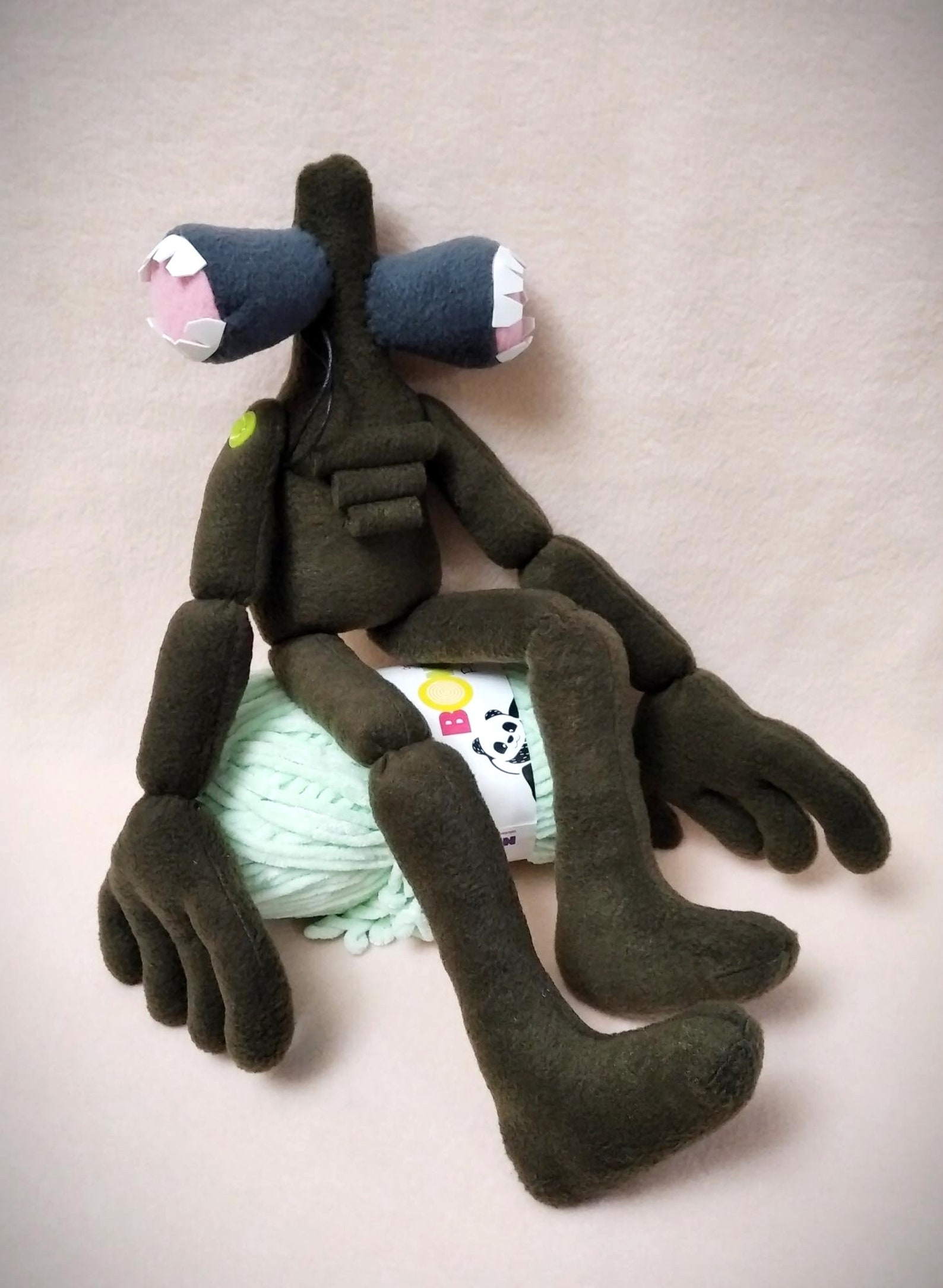 Siren Head Plush, Soft Toy Plushie Gift, Inspired by Trevor Henderson