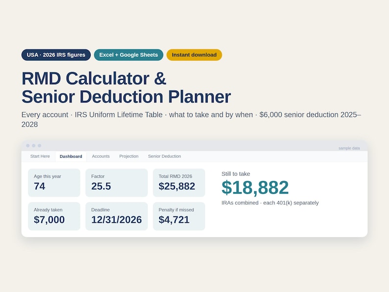 RMD Calculator 2026