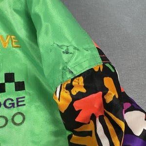 Vintage F.C.O. Breckenridge Racing Team Hooded Ski Jacket Multicolour, Retro Colorblock Ski Coat, F.C.O. Skiwear, UK L image 5