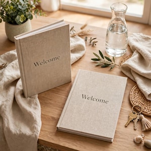 Airbnb Welcome Book, Editable Vacation Rental Guest Guide, Modern House Manual, VRBO Host Welcome Packet, Digital Template Instant Download