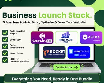 WordPress Plugin Bundle | Elementor Pro, Astra Theme, Rank Math Pro, WP Rocket | GPL