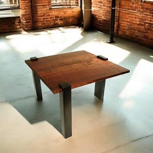 Side Table, Modern End Table, Modern Nightstand Industrial Design, Side Table for Living Room