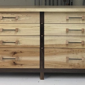 Mission style dresser