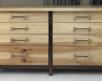 Mission style dresser