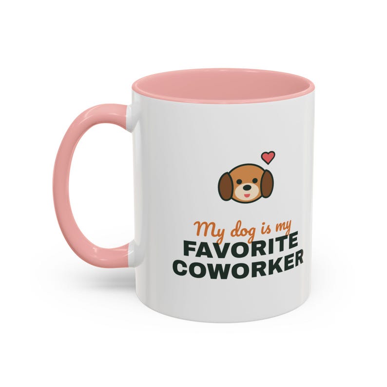 My Dog Is My Favorite Coworker Mug, Work From Home Coffee Mug, Funny Dog Lover Gift, WFH Dog Cup image 15