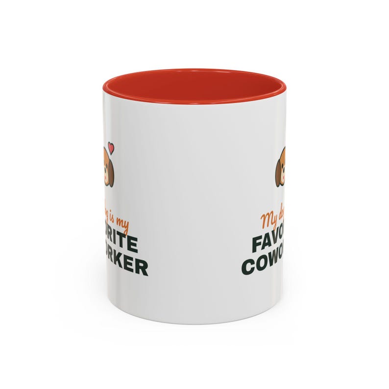 My Dog Is My Favorite Coworker Mug, Work From Home Coffee Mug, Funny Dog Lover Gift, WFH Dog Cup image 19