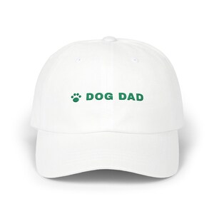 Dog Dad Hat, Embroidered Dog Dad Cap, Dog Lover Gift, Paw Print Baseball Cap, Gift for Dog Owner image 2