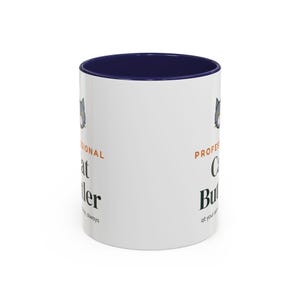 Professional Cat Butler Mug, Funny Cat Lover Coffee Mug, Cat Owner Gift, Cat Mom Cat Dad Cup image 7