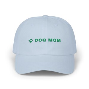 Dog Mom Hat, Embroidered Dog Mom Dad Cap, Dog Lover Gift, Paw Print Baseball Cap, Gift for Dog Owner image 4