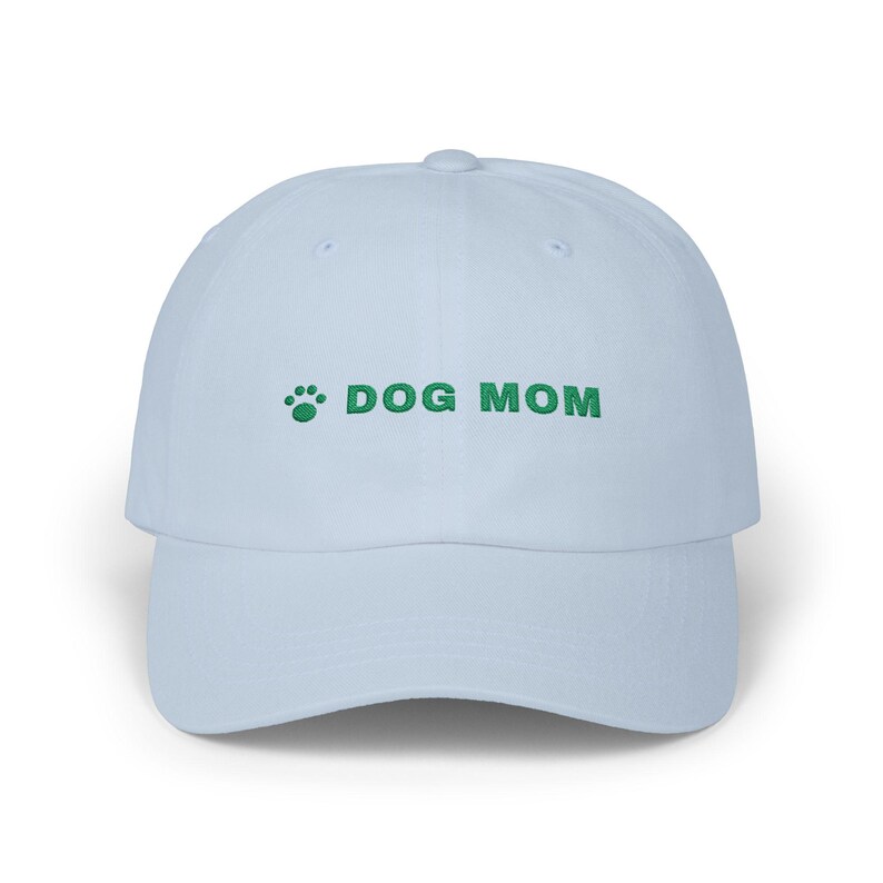 Dog Mom Hat, Embroidered Dog Mom Dad Cap, Dog Lover Gift, Paw Print Baseball Cap, Gift for Dog Owner image 4