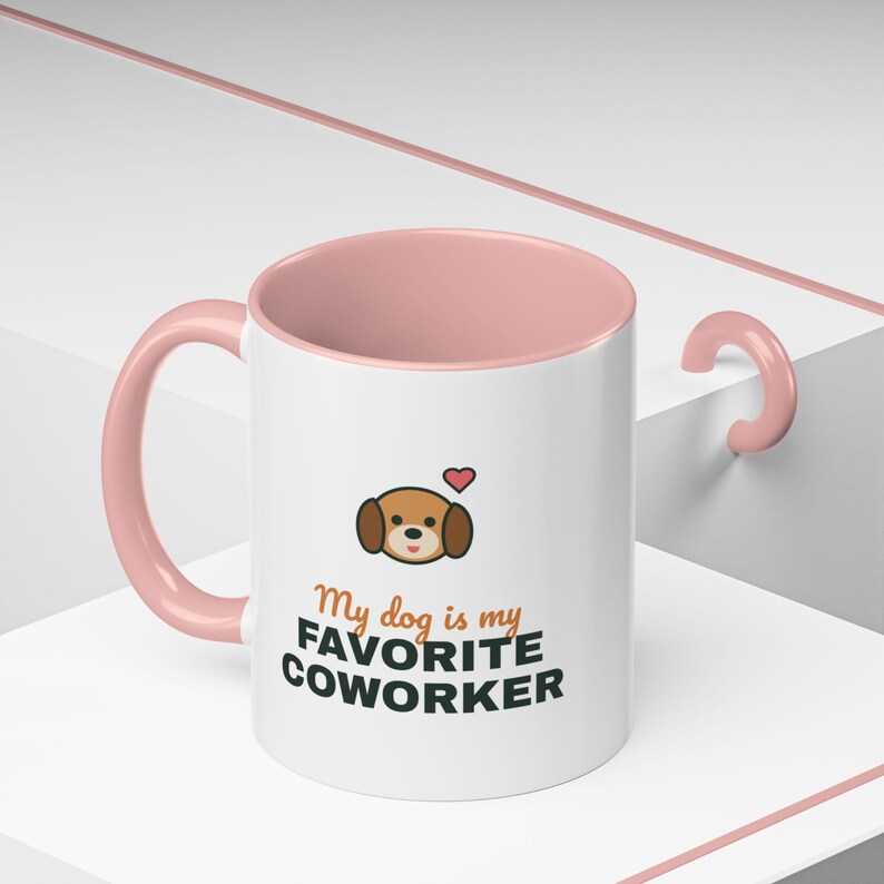My Dog Is My Favorite Coworker Mug, Work From Home Coffee Mug, Funny Dog Lover Gift, WFH Dog Cup image 18