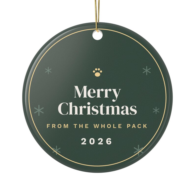 Personalisierter Weihnachtsbaumschmuck mit Haustierfoto, Hunde-Weihnachtsbaumschmuck mit Namen, Katzen-Weihnachtsbaumschmuck mit Foto, Haustier-Weihnachtsbaumschmuck 2026, Weihnachtsgeschenk für Hundebesitzerinnen Bild 4