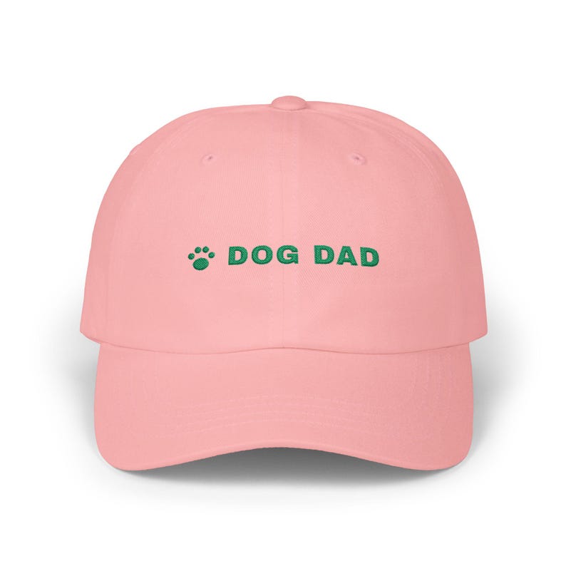 Dog Dad Hat, Embroidered Dog Dad Cap, Dog Lover Gift, Paw Print Baseball Cap, Gift for Dog Owner image 5