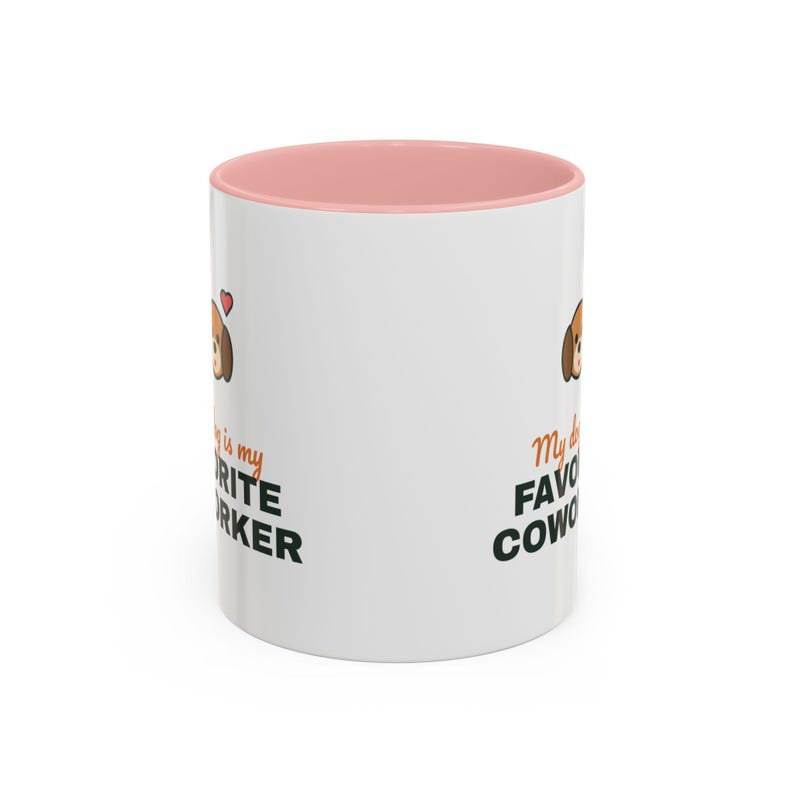My Dog Is My Favorite Coworker Mug, Work From Home Coffee Mug, Funny Dog Lover Gift, WFH Dog Cup image 13