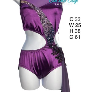 Adult Medium Purple Custom Lyrical Dance Costume