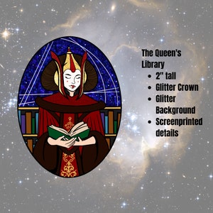 The Queen&#39;s Library - Hard Enamel Pin