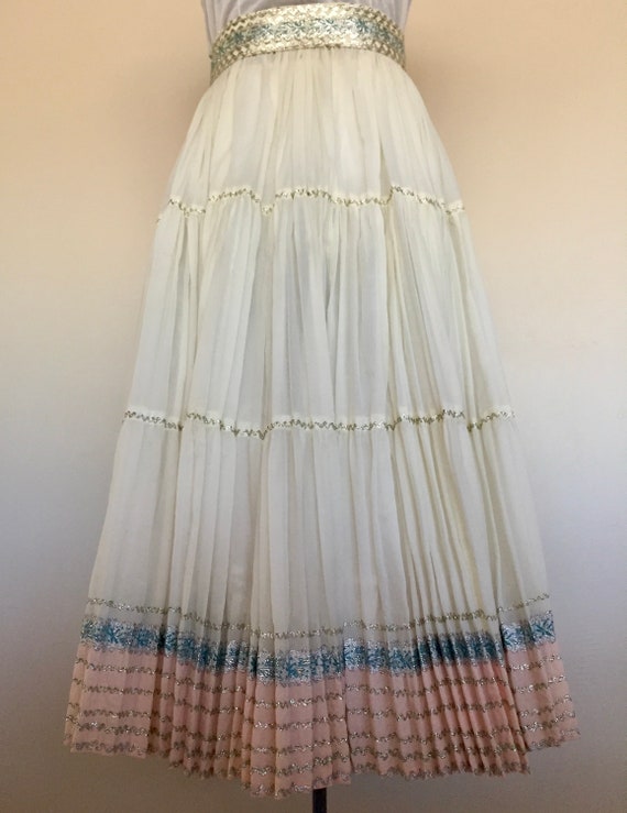 1950s handmade western skirt