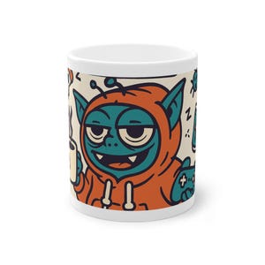 Game Jam Survival Crew - Taza Gremlin de 48 horas - Regalo de Ludum Dare y GMTK Game Jam para desarrolladores independientes