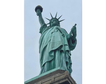 Statue of Liberty American Sculpture Art - Photograph on Canvas