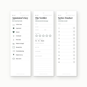 Fantasy Reader's Toolkit, Character Tracker, Quote Catcher, Annotator's Key (PDF Download)